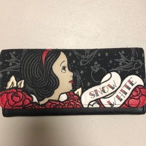 Disney LOUNGEFLY Snow White tattoo trifold wallet